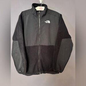 THE NORTH FACE TNF YOUTH UNISEX DENALI FLEECE JACKET COAT BLACK SIZE XL